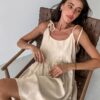 Beige Sol Mini Dress