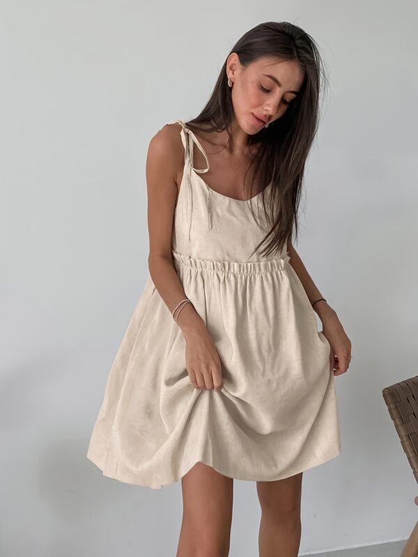 Beige Sol Mini Dress